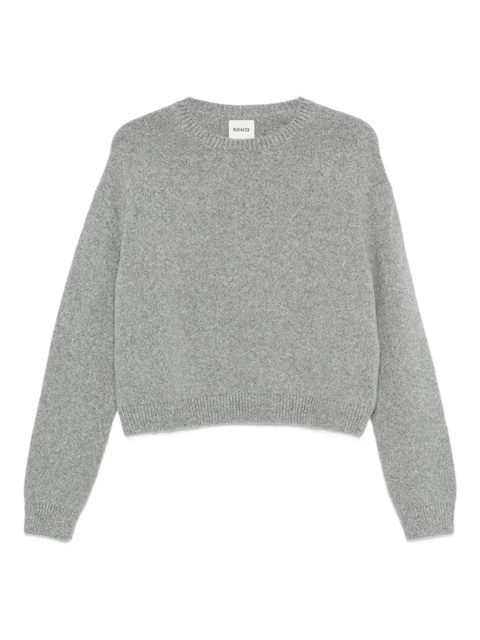 KHAITE ribbed-knit sweater - Grey - zdjęcie produktu nr 1