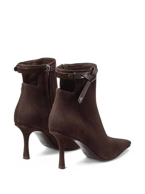 Jimmy Choo 85mm Camie suede ankle boots - Brown - zdjęcie produktu nr 2