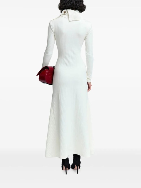 16Arlington Gitsie ribbed-jersey midi dress - Neutrals - zdjęcie produktu nr 1