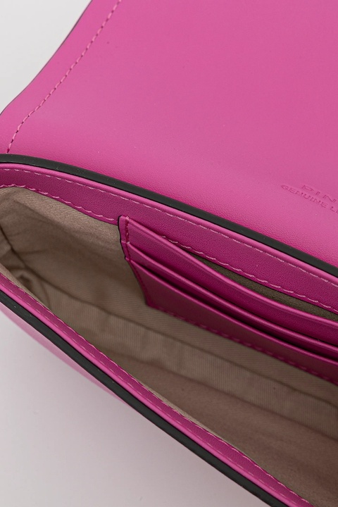 Pinko torebka skórzana kolor różowy 105349 A1ZX - zdjęcie produktu nr 1