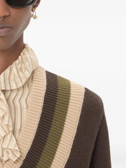 Valentino Garavani Cherryfic crystal-embellished earrings - Gold - zdjęcie produktu nr 1