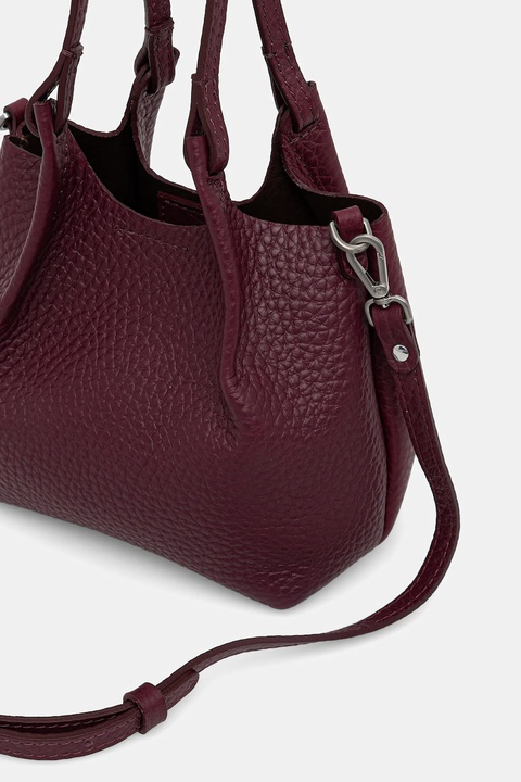 Gianni Chiarini torebka skórzana DUA kolor bordowy BS 9718 RNGDBL - zdjęcie produktu nr 2