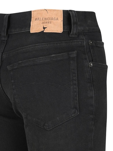 Balenciaga frayed bootcut jeans - Black - zdjęcie produktu nr 1