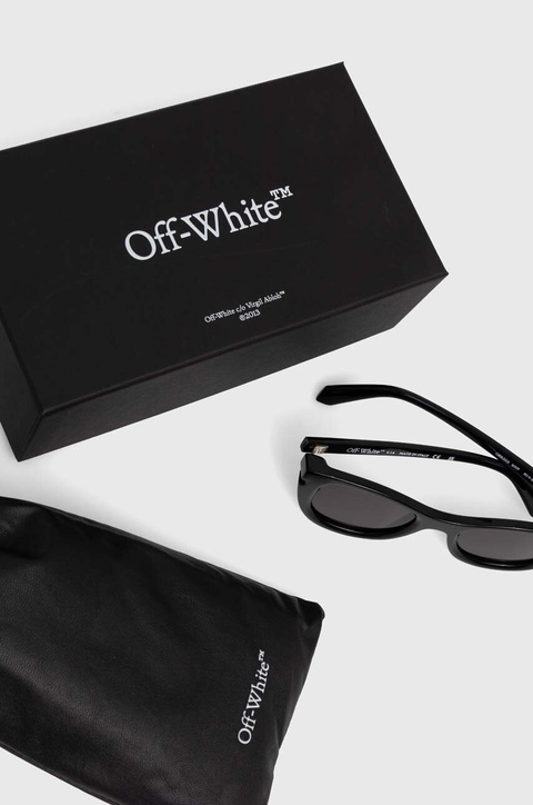 Off-White okulary przeciwsłoneczne kolor czarny OERI112_501007 - zdjęcie produktu nr 2
