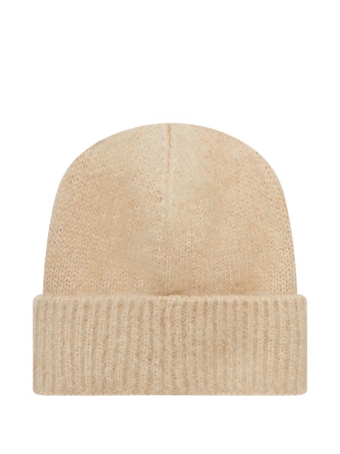Miu Miu mohair wool logo hat - Neutrals - zdjęcie produktu nr 2
