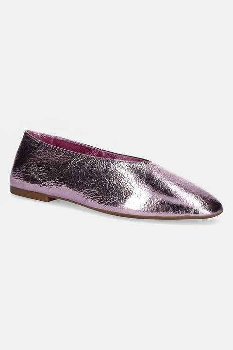 Jeffrey Campbell baleriny skórzane Romp kolor fioletowy JC-1268-2-14 - zdjęcie produktu nr 1