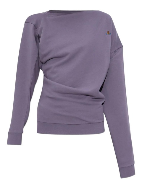 Vivienne Westwood ruched sweatshirt - Purple - zdjęcie produktu nr 1