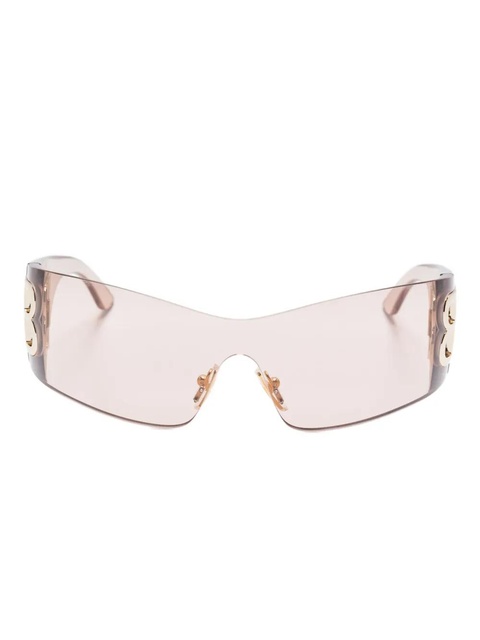 Balenciaga logo sunglasses - Pink - zdjęcie produktu nr 2