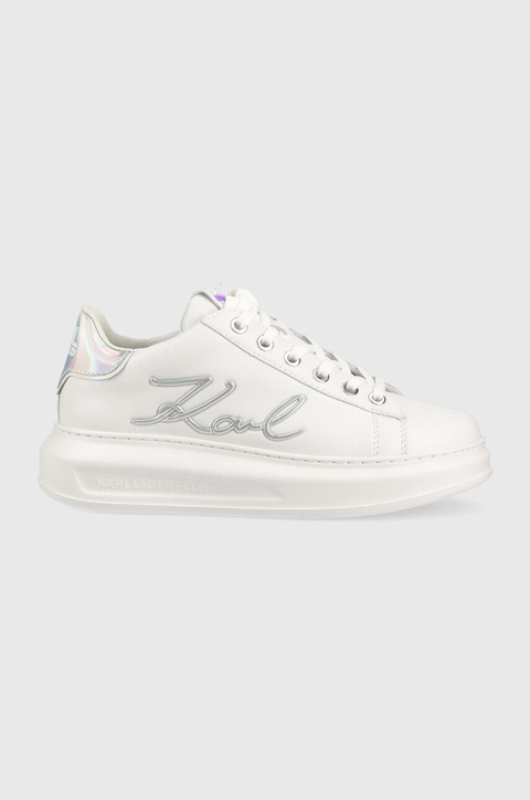 Karl Lagerfeld sneakersy skórzane KAPRI kolor biały KL62510A - zdjęcie produktu nr 1