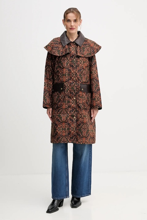 Barbour płaszcz x Farm Rio kolor multicolor LWX1503 - zdjęcie produktu nr 1