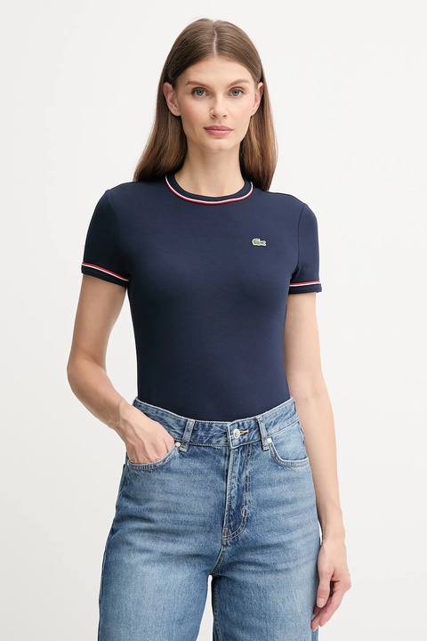 Lacoste t-shirt damski kolor granatowy TF5289 - zdjęcie produktu nr 1
