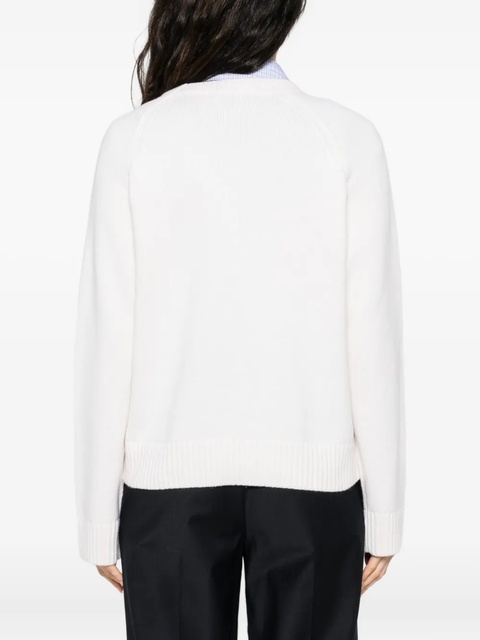 Maje Amour Paris-NY embroidered sweater - Neutrals - zdjęcie produktu nr 2