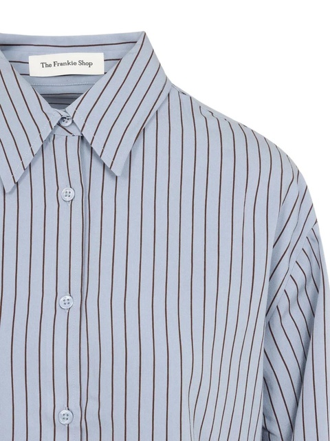 The Frankie Shop striped button-down shirt - Blue - zdjęcie produktu nr 2