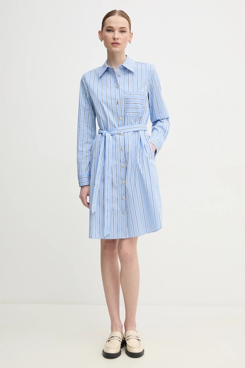 Marc Aurel sukienka kolor niebieski mini rozkloszowana 6525-2000-24780 - zdjęcie produktu nr 2