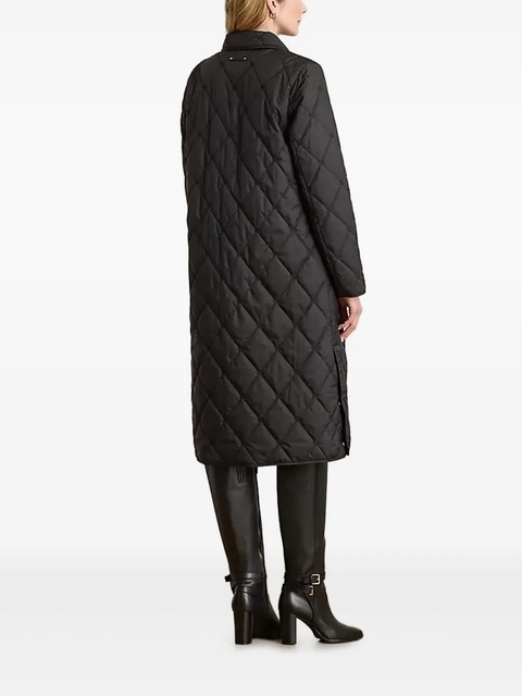 Lauren Ralph Lauren quilted button-front coat - Black - zdjęcie produktu nr 1