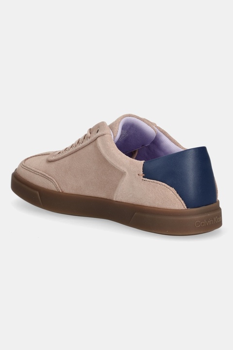 Calvin Klein sneakersy skórzane LOW PRO CUPS LACE UP kolor beżowy HW0HW02683 - zdjęcie produktu nr 2