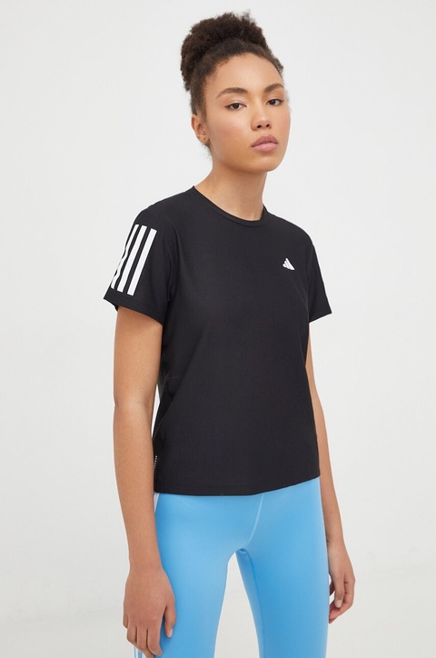 adidas Performance t-shirt do biegania Own The Run kolor czarny IN2961 - zdjęcie produktu nr 2