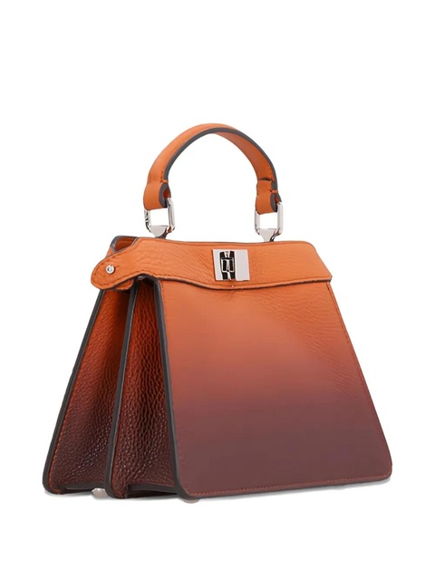 FENDI mini Peekaboo ISeeU leather tote bag - Brown - zdjęcie produktu nr 1