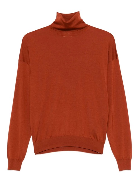 Saint Laurent roll-neck top - Red - zdjęcie produktu nr 1