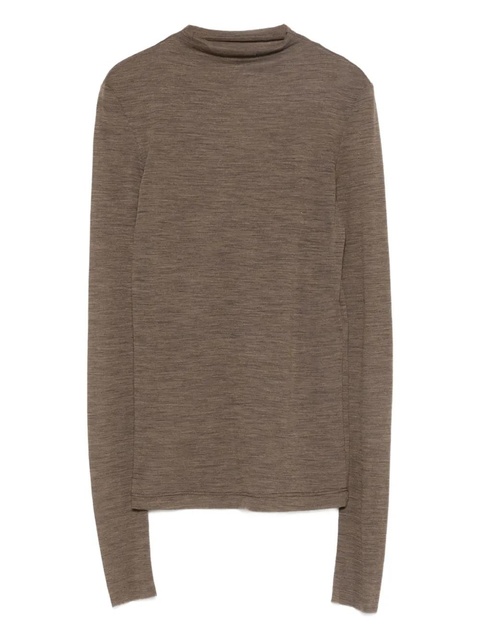 Alysi mock-neck sweater - Brown - zdjęcie produktu nr 1