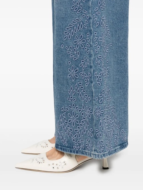 Maje embroidered jeans - Blue - zdjęcie produktu nr 2
