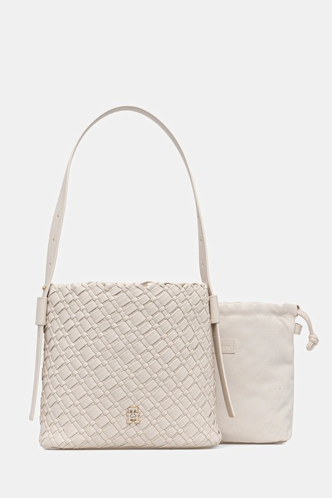 Tommy Hilfiger torebka kolor beżowy AW0AW18160 - zdjęcie produktu nr 1