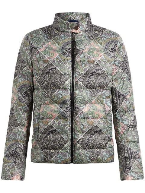 ETRO paisley-print goose-down puffer jacket - Black - zdjęcie produktu nr 1