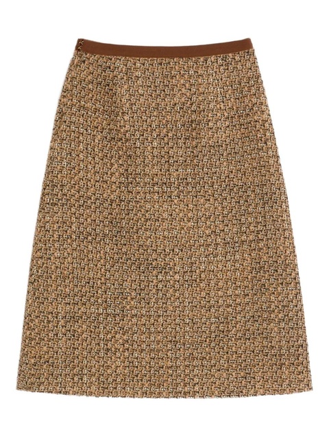 Valentino Garavani herringbone knit pencil skirt - Neutrals - zdjęcie produktu nr 2
