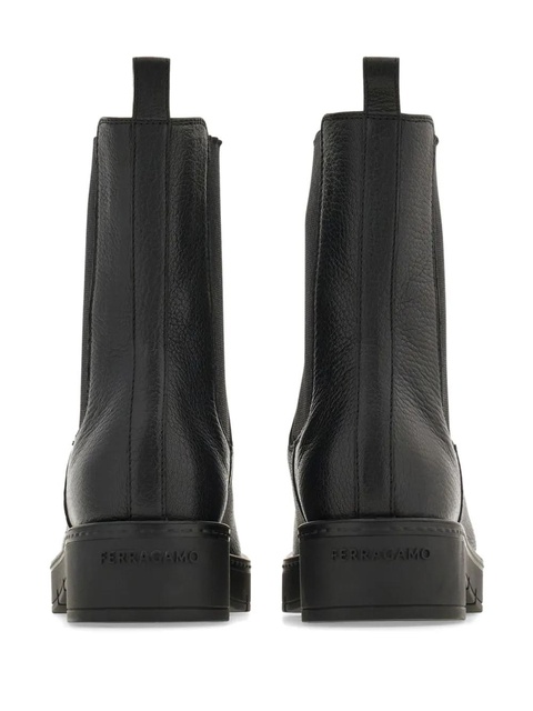 Ferragamo leather Chelsea boots - Black - zdjęcie produktu nr 2