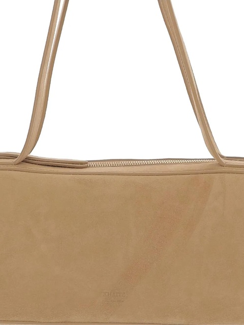 KHAITE suede shoulder bag - Neutrals - zdjęcie produktu nr 2