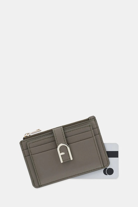 Furla portfel skórzany damski kolor zielony WP00403.BX2045.2810S - zdjęcie produktu nr 2