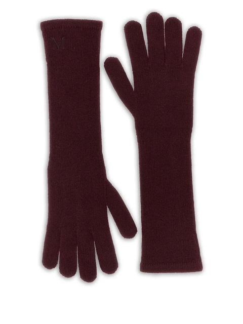 Max Mara logo gloves - Red - zdjęcie produktu nr 1