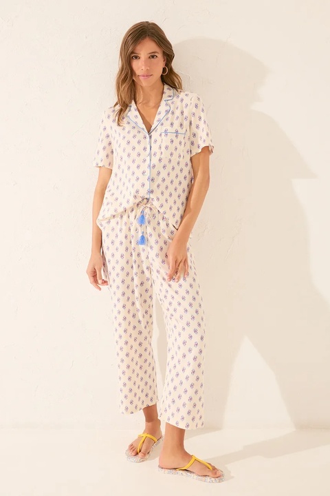 women'secret piżama damska kolor beżowy 4852090 - zdjęcie produktu nr 1