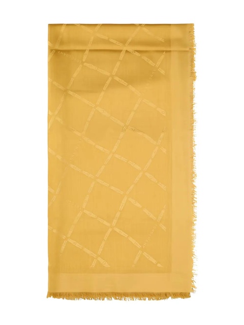 Longchamp fringed scarf - Yellow - zdjęcie produktu nr 1