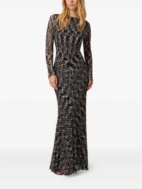 Missoni floral-lace long-sleeve maxi dress - Black - zdjęcie produktu nr 2