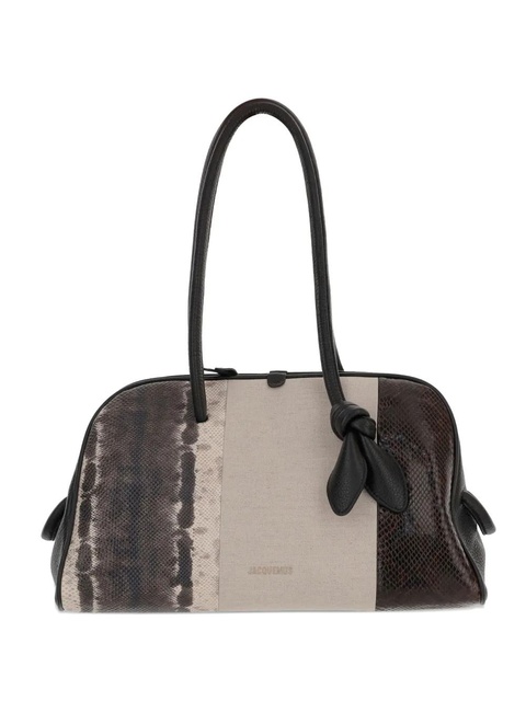 Jacquemus The Turismo panelled shoulder bag - Brown - zdjęcie produktu nr 1