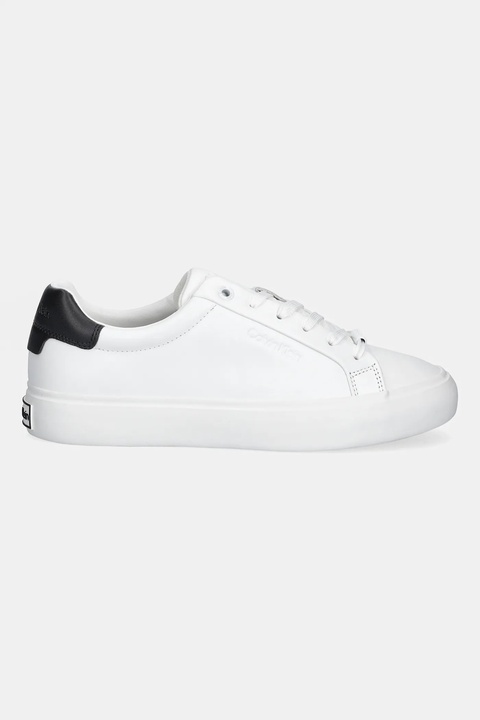 Calvin Klein sneakersy skórzane LACE-UP SNEAKER LTH CK damskie kolor biały HW0HW02673 - zdjęcie produktu nr 1