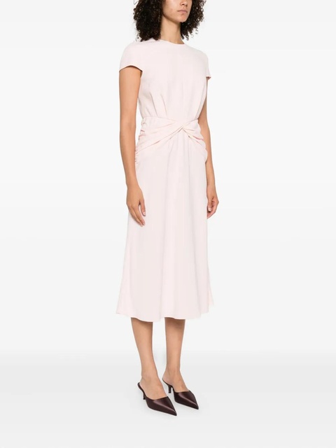 Alexander McQueen twist-detail midi dress - Pink - zdjęcie produktu nr 2