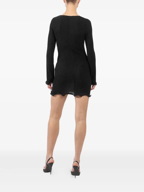 Magda Butrym floral-appliqué dress - Black - zdjęcie produktu nr 2