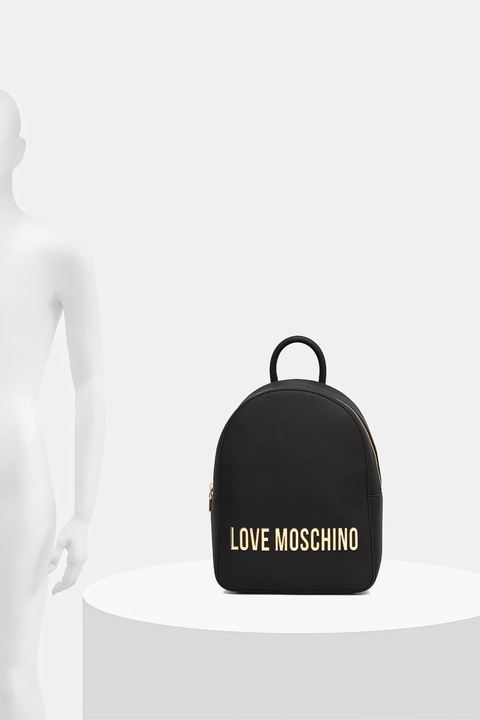 Love Moschino plecak damski kolor czarny duży gładki JC4193PP0NKD0000 - zdjęcie produktu nr 2