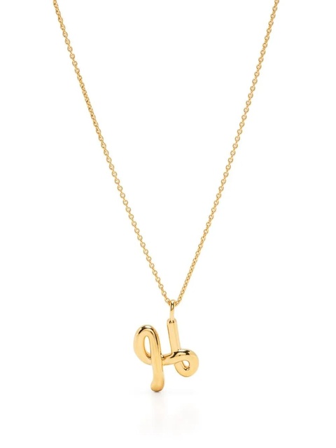 Missoma Curly Molten initial pendant necklace - Gold - zdjęcie produktu nr 1