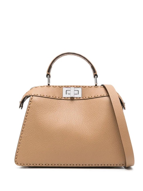 FENDI small Peekaboo ISeeU tote bag - Brown - zdjęcie produktu nr 1