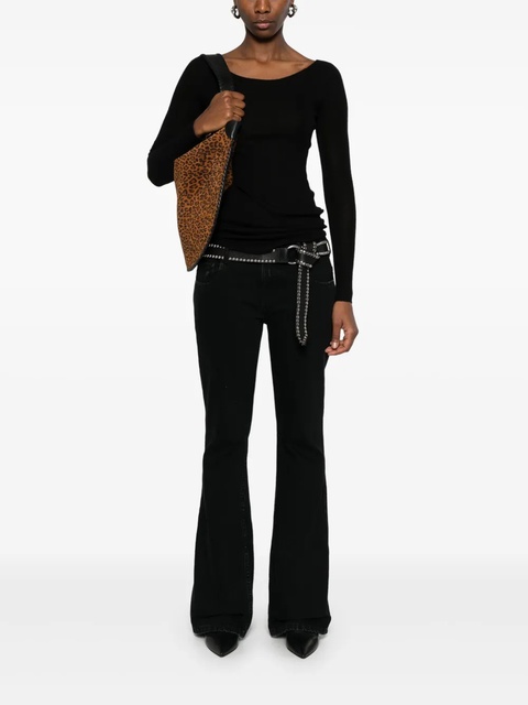 ISABEL MARANT Izzie top - Black - zdjęcie produktu nr 2