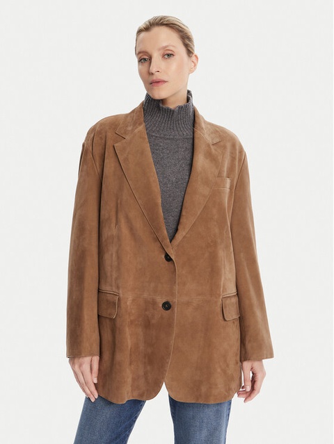 Kurtka skórzana Weekend Max Mara - zdjęcie produktu nr 1