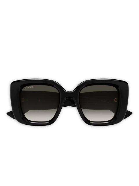 Gucci Eyewear GG1975S geometric sunglasses - Black - zdjęcie produktu nr 1