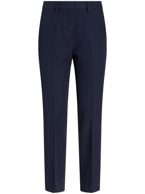 ETRO tapered-leg mid-waist trousers - Blue - zdjęcie produktu nr 1