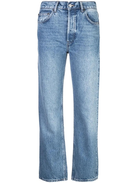 Reformation Cynthia high-rise straight jeans - Blue - zdjęcie produktu nr 1