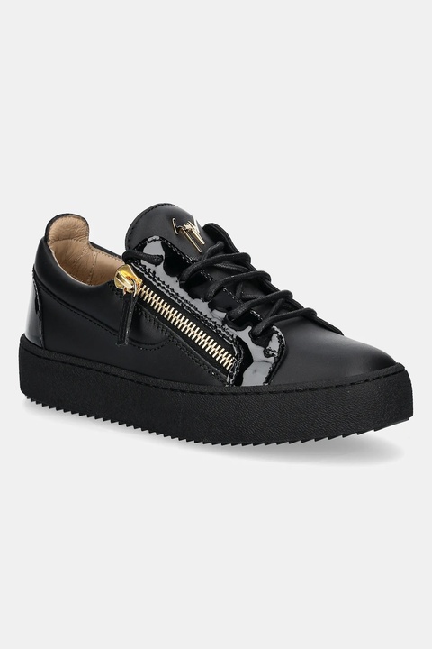 Giuseppe Zanotti sneakersy skórzane May London kolor czarny RW00017.008 - zdjęcie produktu nr 1