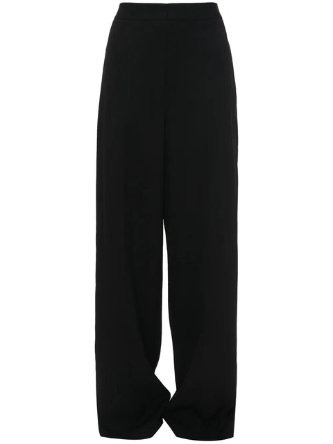 JW Anderson wide-leg mid-rise trousers - Black - zdjęcie produktu nr 1