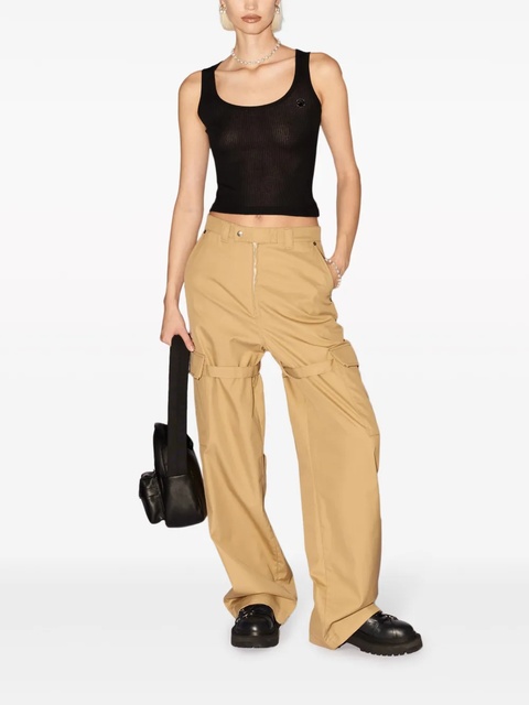 AMBUSH straight-leg cotton cargo trousers - Neutrals - zdjęcie produktu nr 1